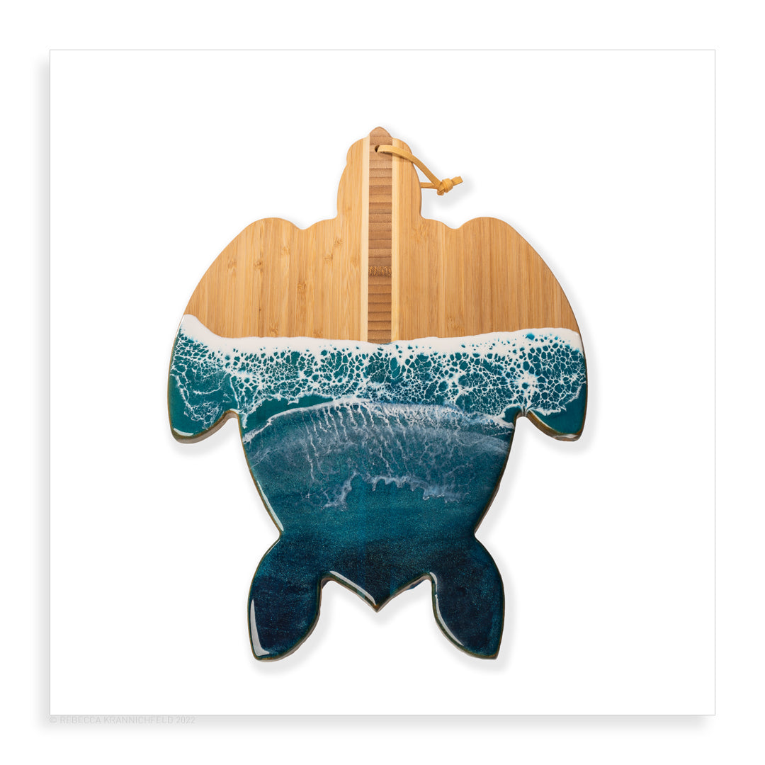 Bamboo Honu Serving Board